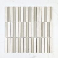 15 x 100mm MARFIL GLASS & MARBLE MIXED MOSAIC