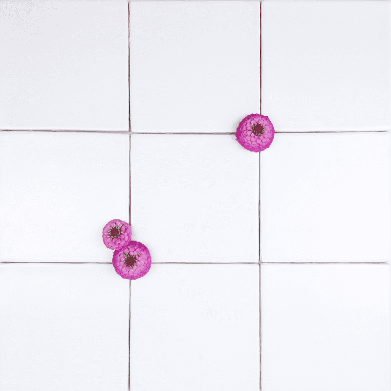 BLOCK WHITE MATT SQUARE