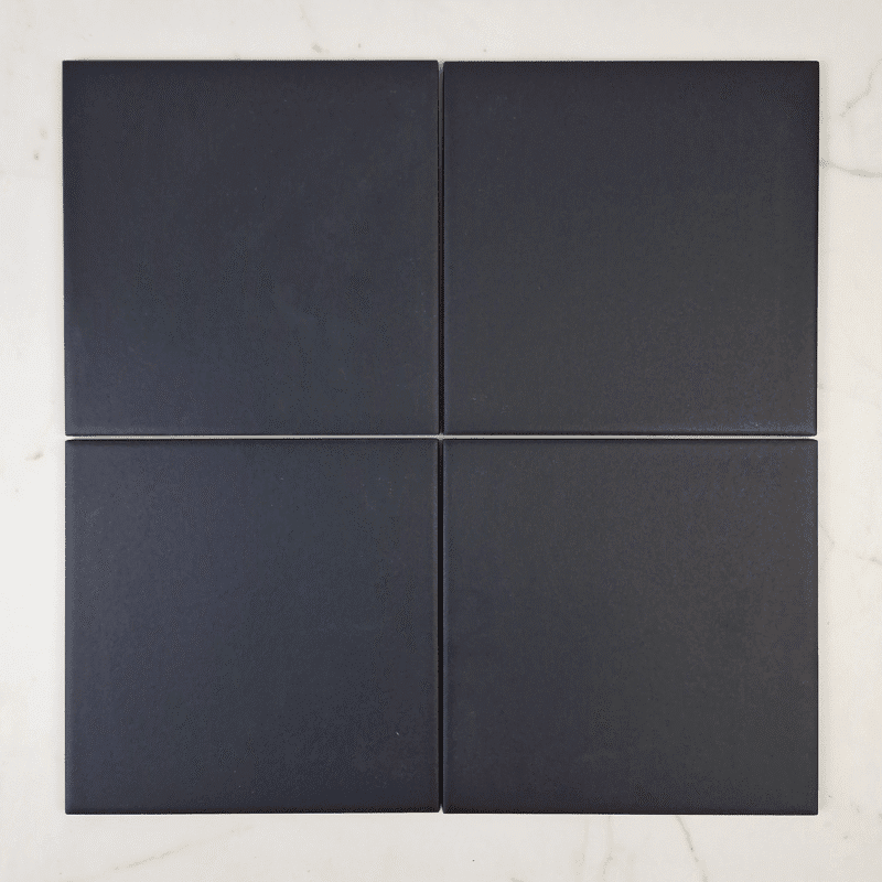 200x200mm Elements Black Matt