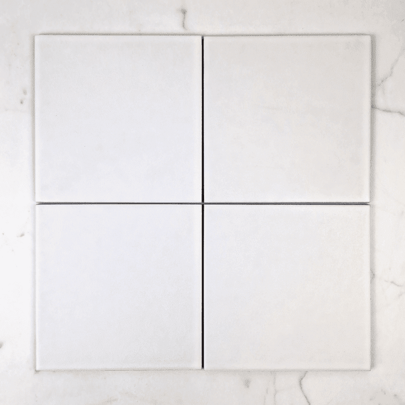 200x200mm Elements White Matt