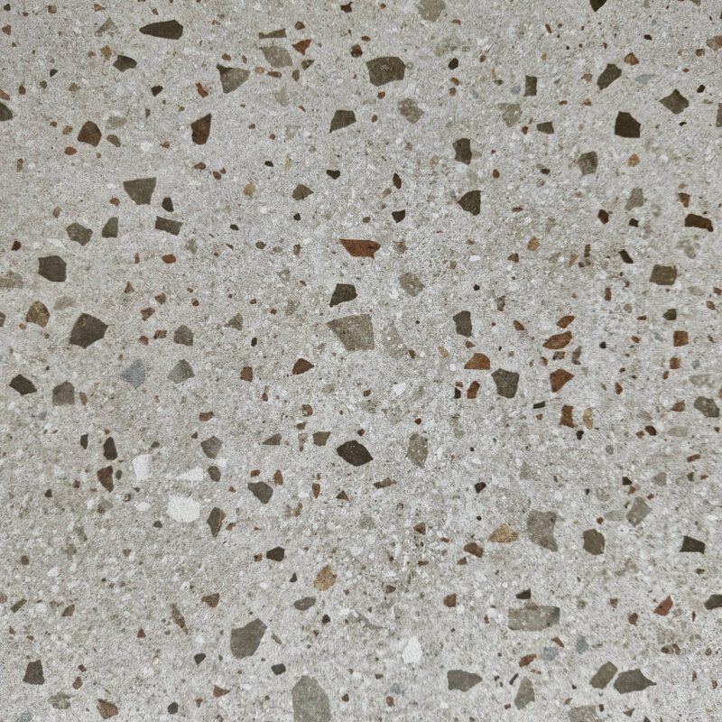 300 x 300mm Omega Grey Terrazzo Tile