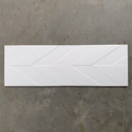 300 x 900mm Twin Glacier White Matt Wall Tile