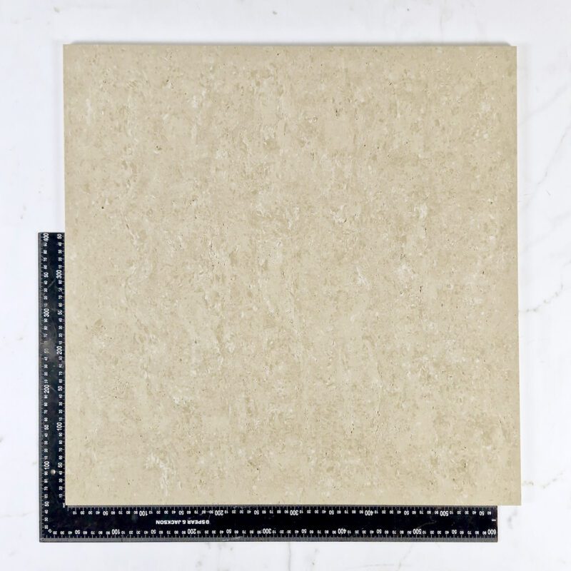 600 x 600mm Dark Travertine Polished