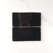 75 x 150mm Black Gloss Subway