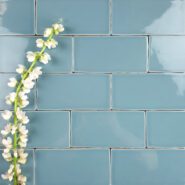 75 x 150mm Blue Lagoon Gloss Subway Tile