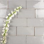 75 x 150mm Grey Gloss Subway Tile