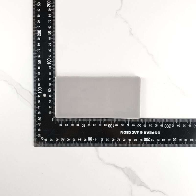 75 x 150mm Grey Gloss Subway Tile