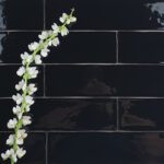 75 x 300mm Black Gloss Subway Tile