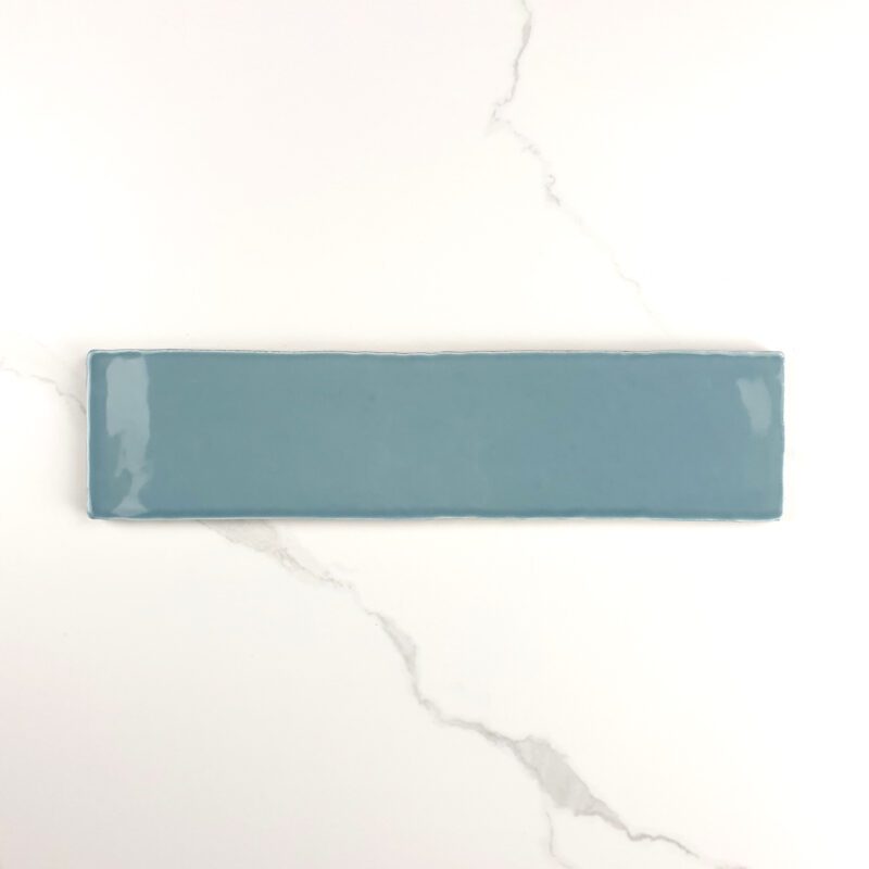 75 x 300mm Blue Lagoon Gloss Subway Tile