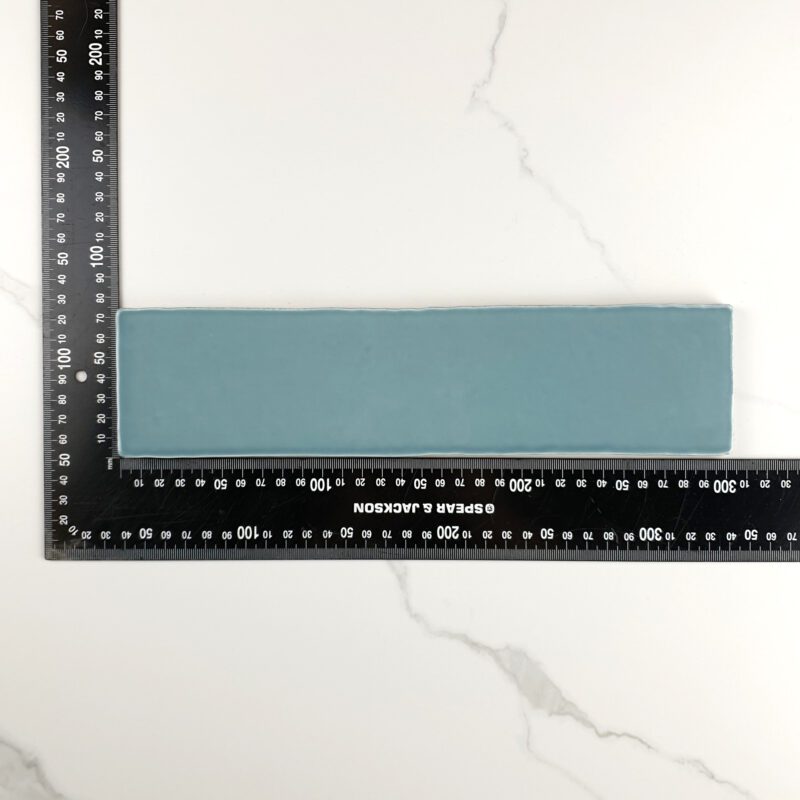 75 x 300mm Blue Lagoon Gloss Subway Tile