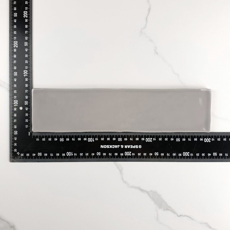 75 x 300mm Subway Gloss Grey Tile