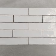 Block White Gloss 76 x 302mm Subway Tile