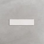 White Matt Block Subway Tiles, 76mm x 302mm