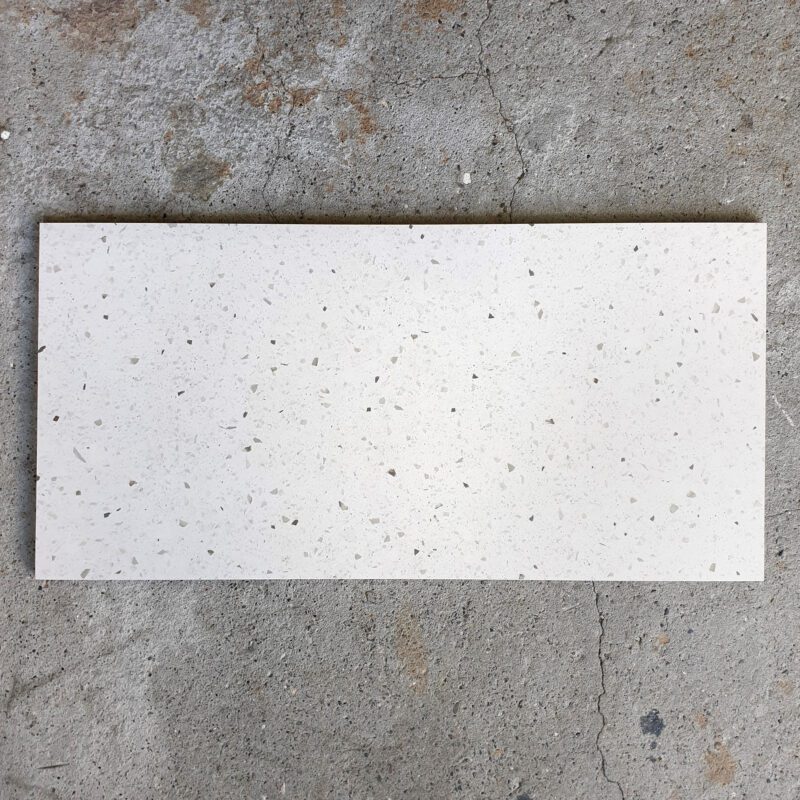 Mizar Terrazzo White Matt 300 x 600mm Tile