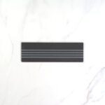 Murano Anthracite Steptread Tile 95mm x 300mm