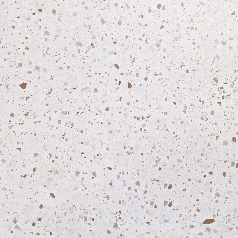 Omega White Terrazzo Tile | 600mm x 600mm - Tile Warehouse