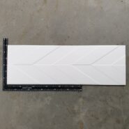 White Matt Twin Glacier Wall Tile
