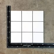 WHITE SQUARE SATIN MATT FLOOR TILE - Image 2