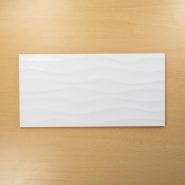 Regwhic Regent White Wave / Ripple Wall Tiles