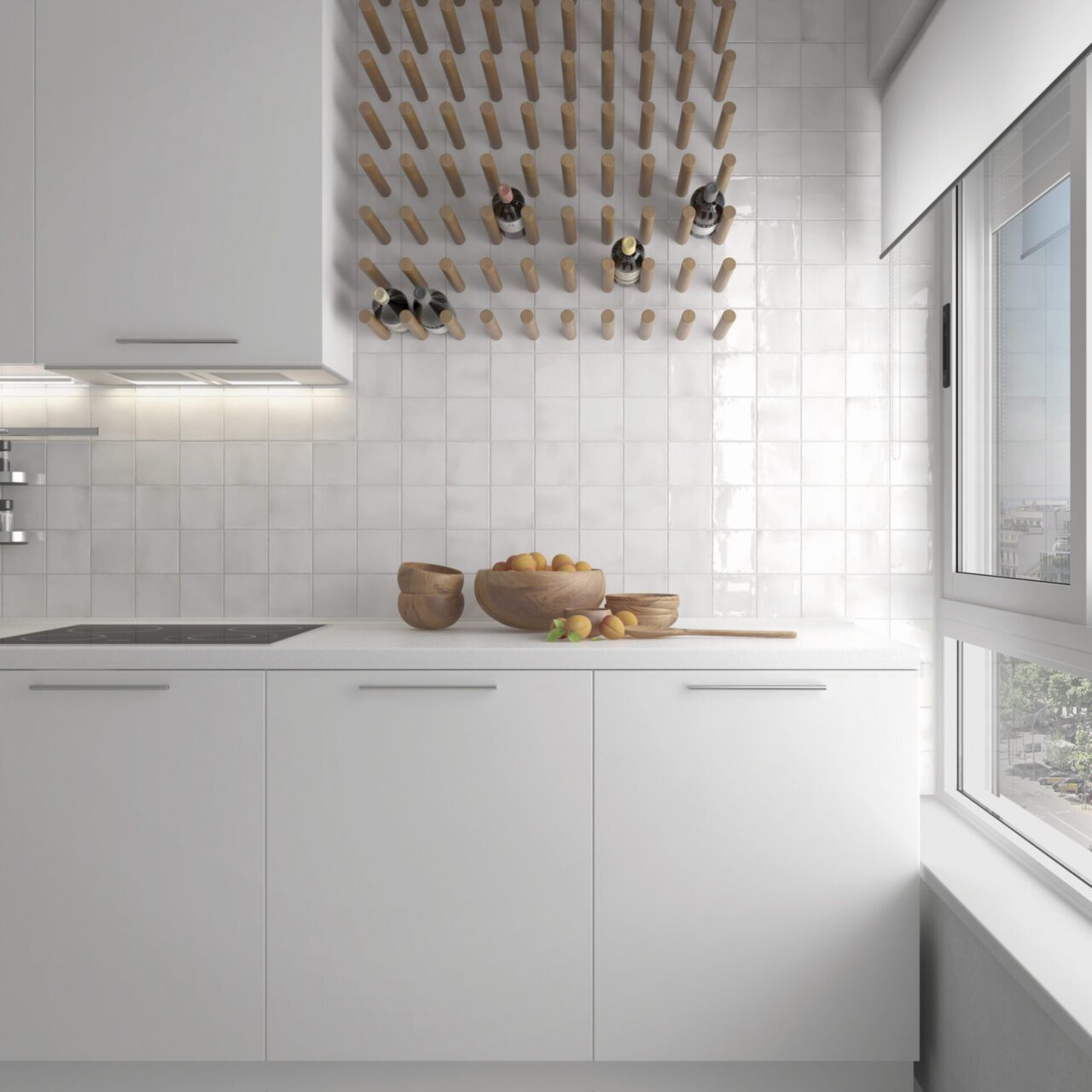 Manacor White 100mm x 10mm tile